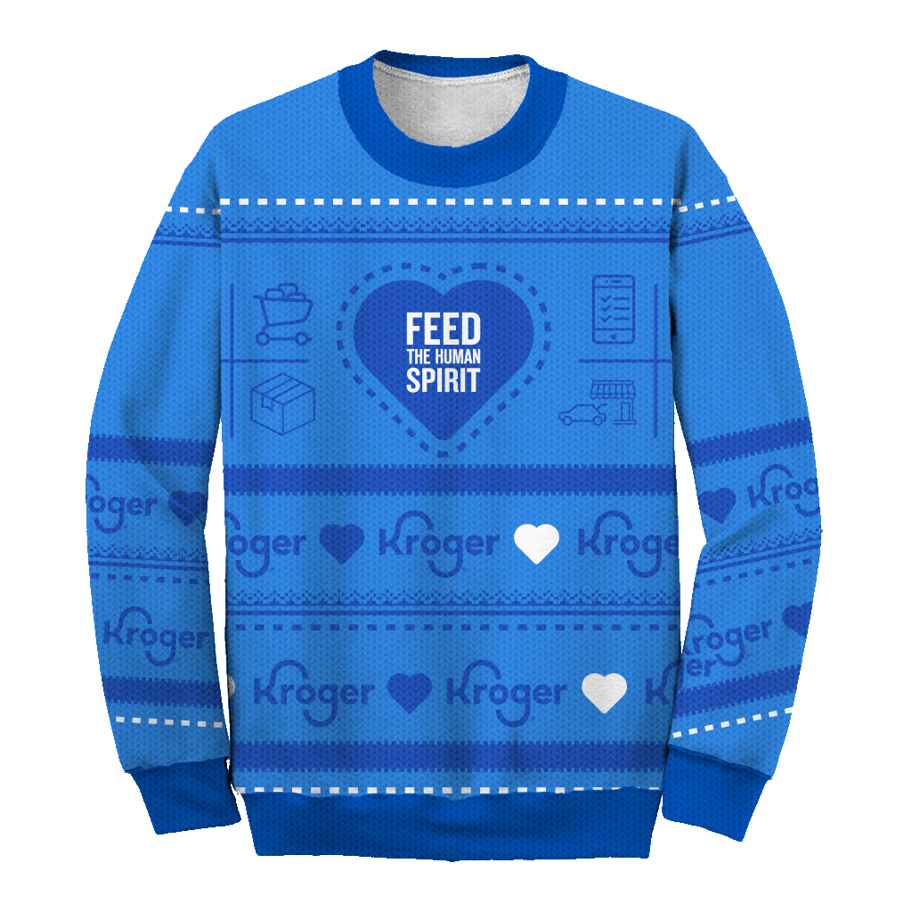 Kroger ugly 2025 christmas sweater
